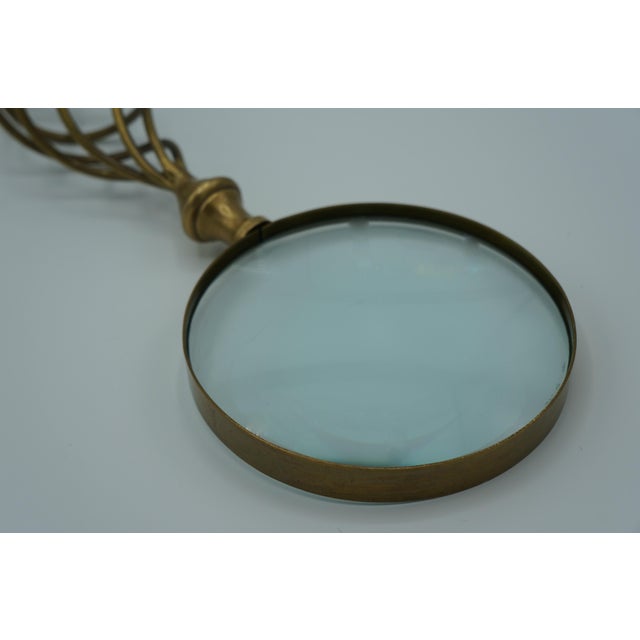 Mid Century Letter Opener & Magnifying Glass Set Chairish