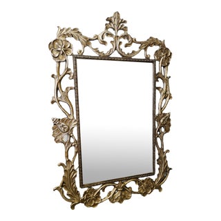 Vintage Rococo Style Full Length Mirror For Sale