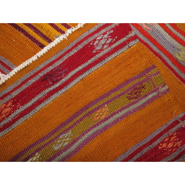 Vintage Zabihi Collection Turkish Kilim - 4'10" x 7' For Sale - Image 4 of 6