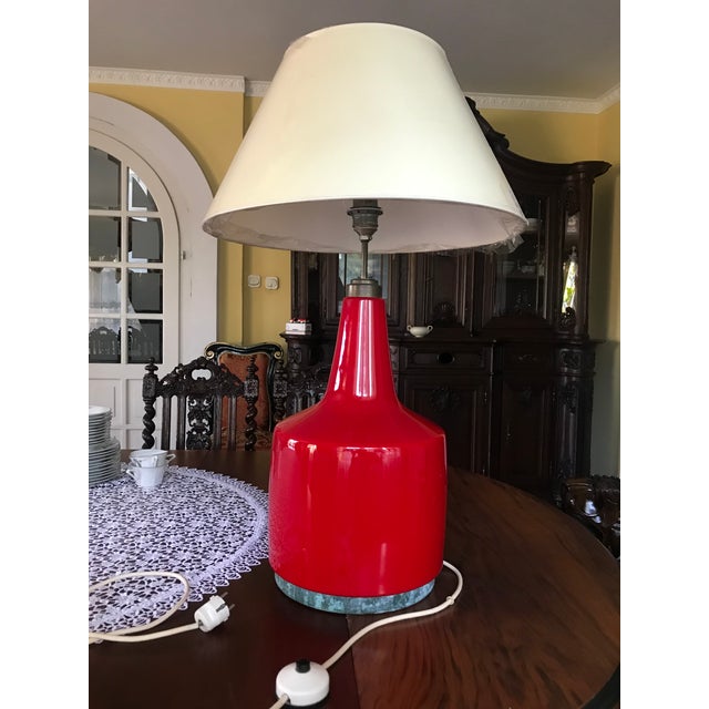 Large Table Lamp in Double-Layered Glass, 1970s For Sale - Image 10 of 18