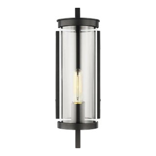 Chapman & Myers by Visual Comfort Studio Eastham Small Wall Lantern, Textured Black For Sale