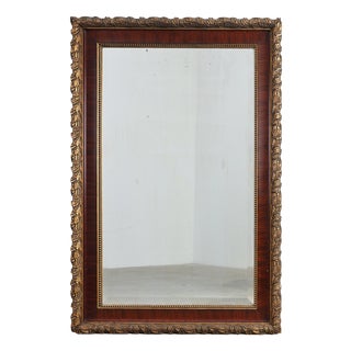French Classical Mirror with Gilded Details, 1900s For Sale