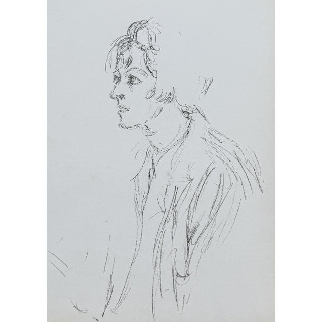 Modern Alberto Giacometti, Portrait of Annette, Lithograph For Sale - Image 3 of 4