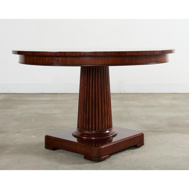 Neoclassical Ralph Lauren Italian 'Mayfield' Mahogany Center or Dining Table For Sale - Image 3 of 17