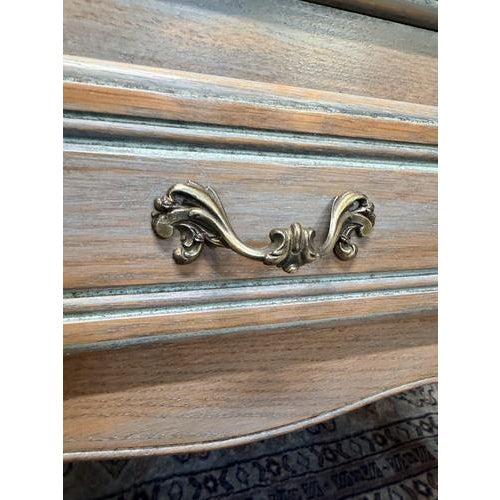 Wood Vintage French Buffet in Pine For Sale - Image 7 of 8