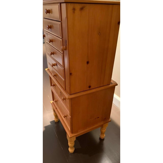 Jewelry Armoire - With Mirror at Top to Hold Jewelry Organize Today For Sale - Image 4 of 5