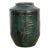 Vintage Emerald Green Glazed Vase For Sale