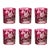 Traditional ARTEL Verdure Double Old Fashioned Glasses, Fuchsia - Set of 6 For Sale - Image 3 of 3
