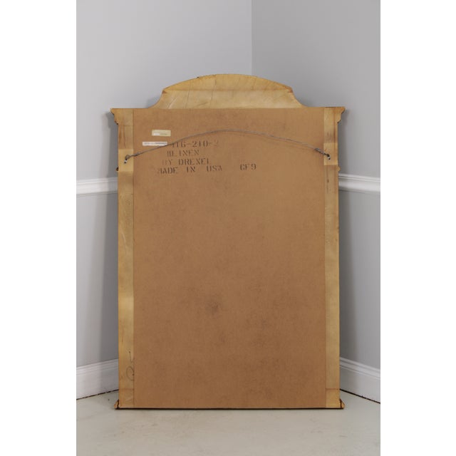 Drexel Heritage Neoclassical Trumeau Wall Mirror For Sale - Image 12 of 14