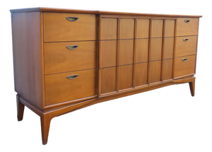 Kent Coffey Parkway Mid Century Modern Low Long Dresser Bathroom Vanity 6385