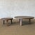 Nest Coffee Table Set 2 Piece in Reclaimed Elm Wood For Sale - Image 4 of 10