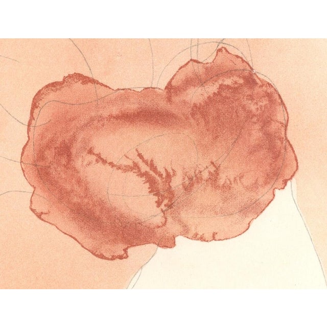 Auguste rodin (1840-1917) "l’ombre descend sur le jardin" (shadow descends on the garden) original lithograph by auguste...
