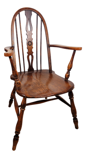 Vintage Kitchen Armchair in Elm, 1930