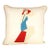 Diver With Red Hat Linen Pillow For Sale