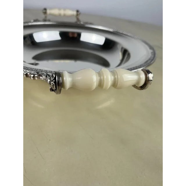 Metal 800 Silver Dish, 1980s For Sale - Image 7 of 13