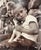 Contemporary Nick Meek Framed Black and White Photograph "Boy With Puppy" Unsigned- Image Used in a Mastercard Ad Campaign in 2001 For Sale - Image 3 of 6