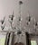 2000 - 2009 Shonbek Jasmine 15 Light 110v Chandelier in Silver With Clear Optic Crystal Excellent Condition For Sale - Image 5 of 6