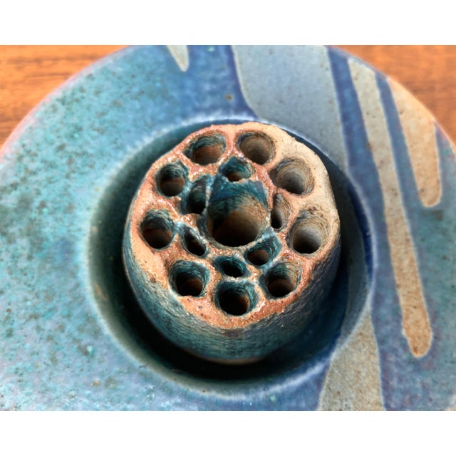 Vintage Postmodern Ceramic Pique Fleur Vase, 1980s For Sale - Image 6 of 18