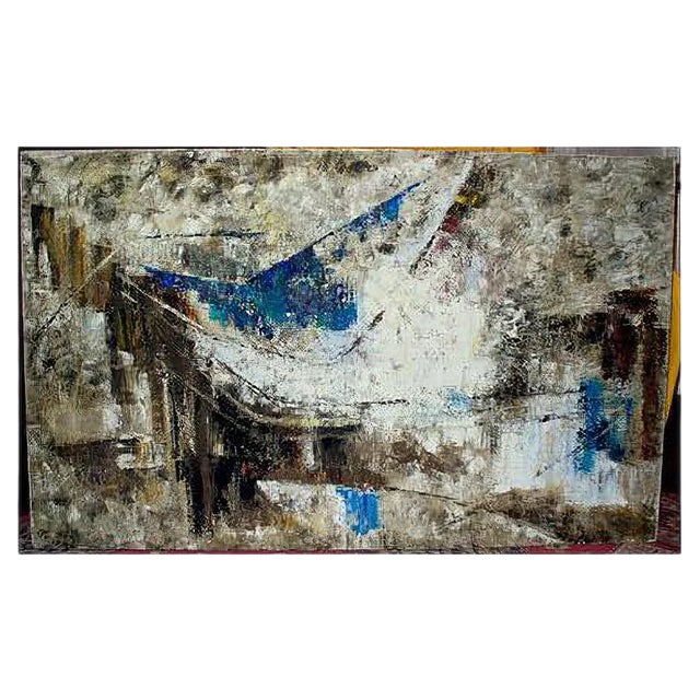 Oil Painting by Anna Staritsky, 1950s For Sale