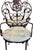 Mid 20th Century Mid-20th Century French Neoclassical Art Deco Wrought Iron Armchairs in the Manner of Gilbert Poillerat - Pair For Sale - Image 5 of 17
