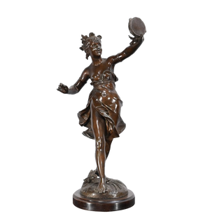 Regula Figurative Statue by E. Bouret, Late 1800s
