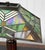 Antique Arts & Crafts Slag Glass Oak Table Lamp For Sale - Image 9 of 12