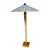 Mid Century Bamboo Floor Lamp With a Fab Rice Paper Umbrella Shade For Sale