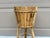 Brown Mid 20th Century Bamboo Planter on Stand in the Palm Beach Chinoiserie Style For Sale - Image 8 of 12
