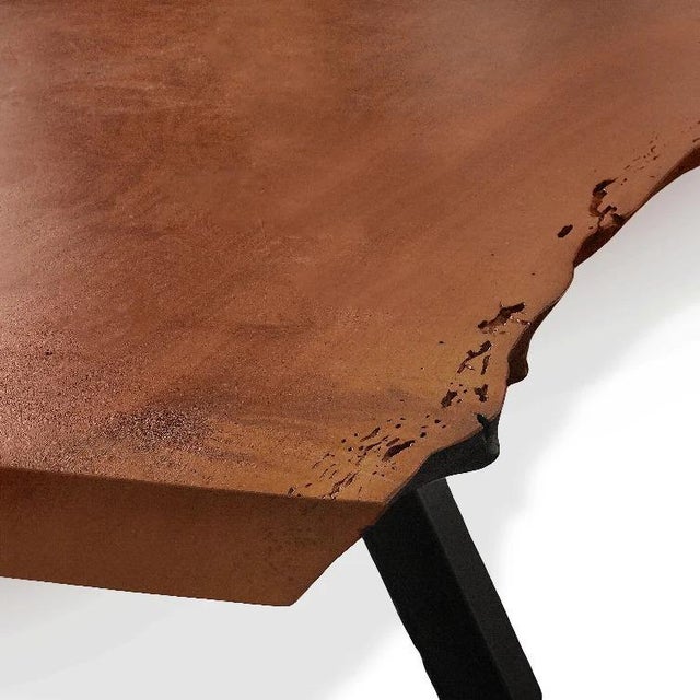 Wood Custom 16 Feet Double Slab Claro Walnut With Cantilever Base Table - George Nakashima Inspired For Sale - Image 7 of 15