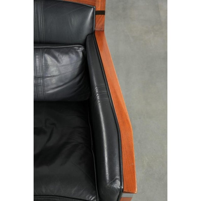 Art Deco Chairs in Black Leather from Schuitema, Set of 2 For Sale - Image 9 of 15