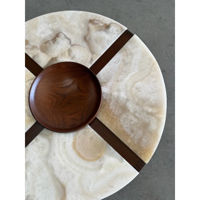 1970s Onyx Coffee Table With Removable Bowl by Edmond Spence For Sale - Image 13 of 18