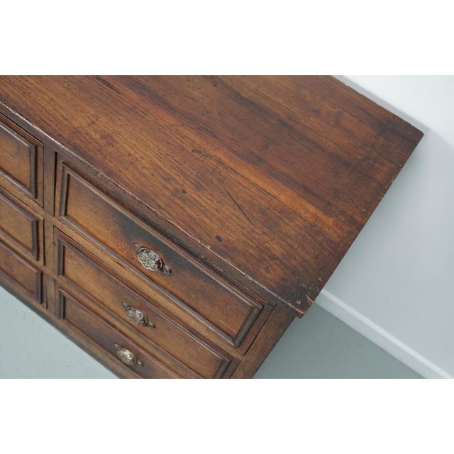 French Oak & Fruitwood Apothecary Filing Cabinet For Sale - Image 13 of 18