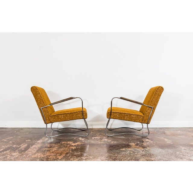 Bauhaus Style Lounge Chairs, 1950s, Set of 2 For Sale - Image 6 of 18