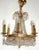 Metal Brass Lead Crystal Nine-Light Chandelier from Palwa, 1950s For Sale - Image 7 of 13