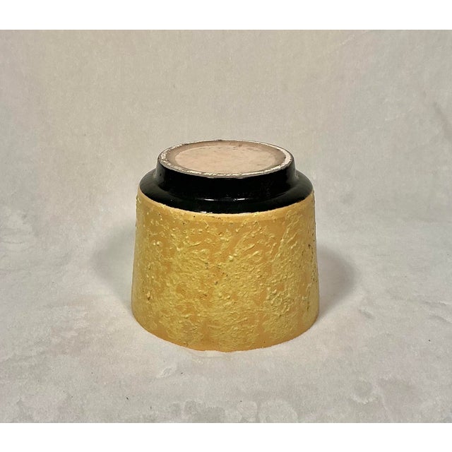 Vintage Mid-Century Modern Atomic Age Plant Stand With Ceramic Pottery, Circa 50s For Sale - Image 9 of 12