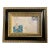 Contemporary Original Judy Henn Abstract Ink Drawing/Collage “First Day Sailing” Framed For Sale
