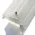German Structured Glass and Aluminum Wall Light Lamp by Hoffmeister, 1970s For Sale - Image 6 of 10