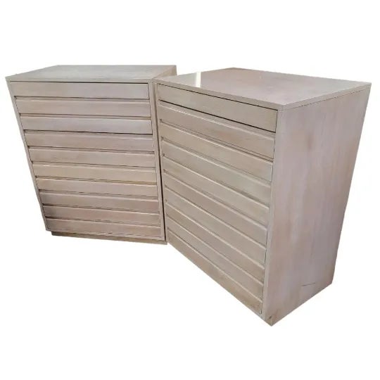 Mid-Century Modern Mid Century Modern Driftwood 5 Drawer Chest by Sligh Furniture - Pair For Sale - Image 3 of 11