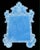 Italian Vintage Venetian Mirror in the Style of Murano For Sale - Image 3 of 12