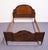 VINTAGE ANTIQUE Solid Walnut French Provincial Full Size Bed 106 49.5" High 57" Wide 79" Deep Mattress Area: 54.75" Wide x...
