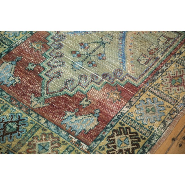Vintage Distressed Anatolian Rug Runner - 3'7" x 10'1" For Sale In New York - Image 6 of 9