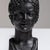 French 19th Century France Chocolate Iron Bust Bookends For Sale - Image 3 of 15