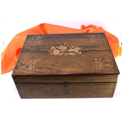 Gold Suitcase with Gold Sewing Set For Sale - Image 8 of 10