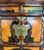 Wood Antique Korean Two-Level Storage Chest Ich’ung Nong with Persimmon Panels For Sale - Image 7 of 18