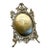 Antique Brass Standing Picture Frame For Sale