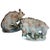 Ceramic 19th Century English Derby Porcelain Models of Florentine Boars- a Pair For Sale - Image 7 of 7