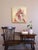 Mid-Century Modern Mid-Century Modern 'Portrait in Crimson' Original Abstract Figurative Oil Painting by Swedish Artist Gunnar Johnsson (1917–2007), Framed For Sale - Image 3 of 14