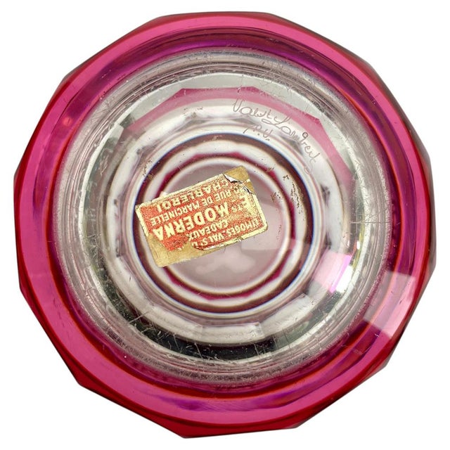 Crystal Vase from Val Saint Lambert, 1950 For Sale - Image 9 of 10