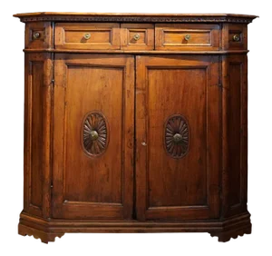 Antique Cabinet in Walnut, 1600s