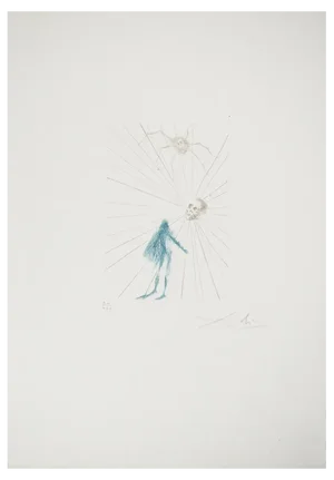 Salvador Dali, Hamlet, Original Engraving